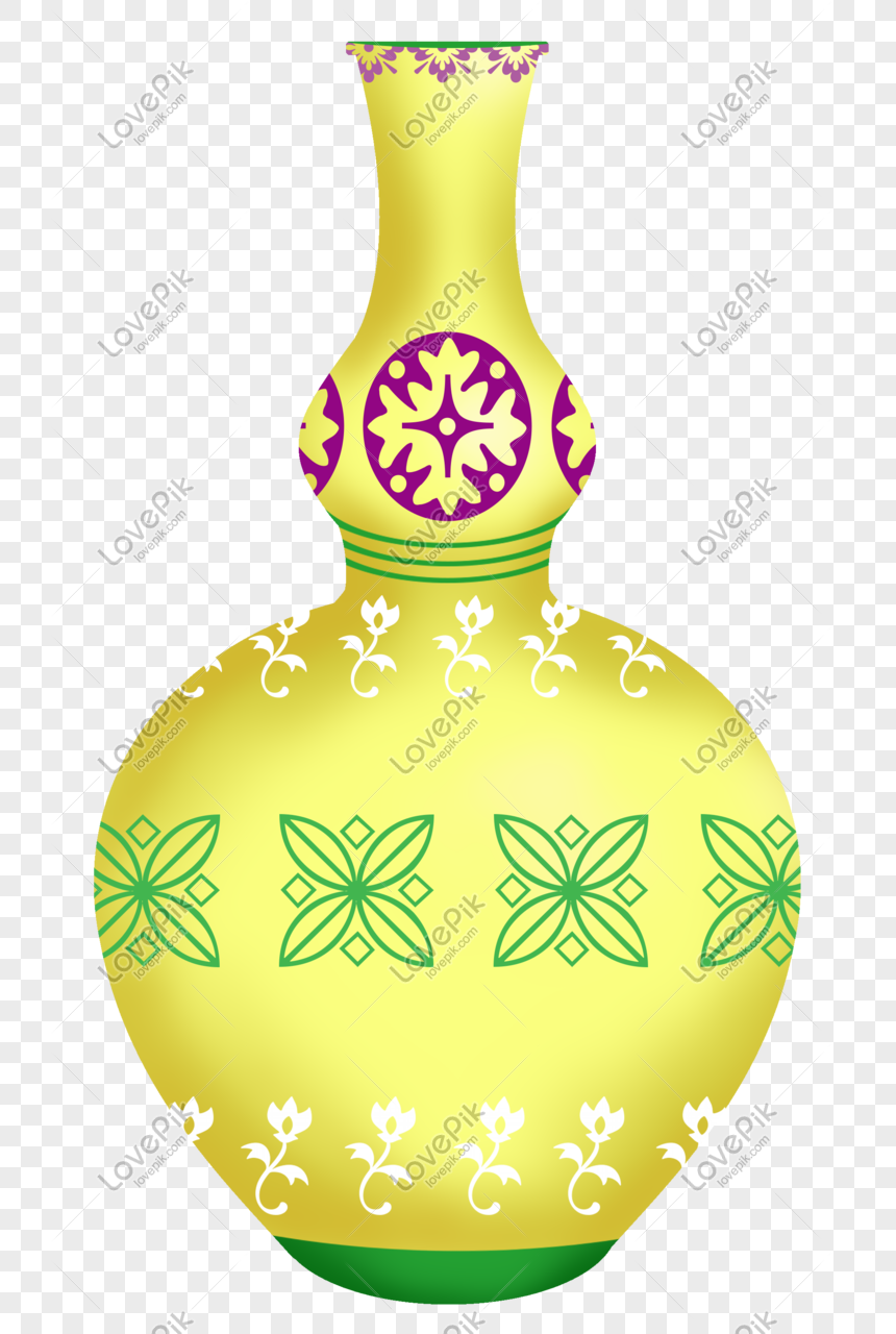 Download Yellow Ceramic Vase Illustration Png Image Picture Free Download 611574741 Lovepik Com PSD Mockup Templates