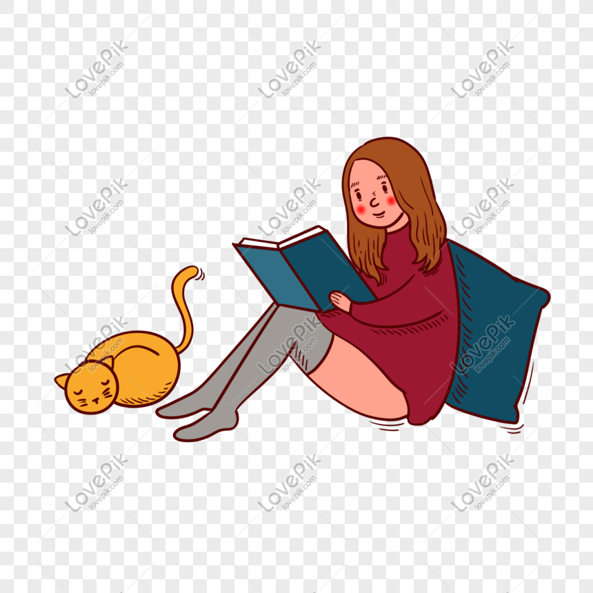 Hand Drawn Cartoon Vector Student Studying Hard To Read Book PNG Image Free  Download And Clipart Image For Free Download - Lovepik | 611560401