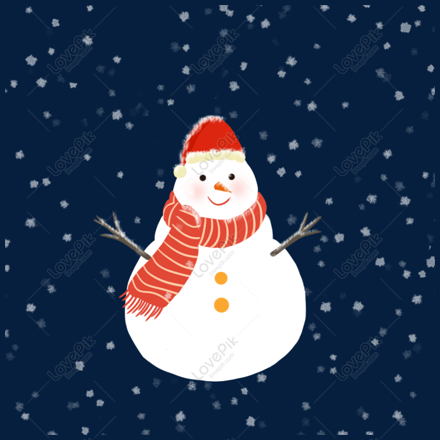 Dibujos Animados De Ilustración De Muñeco De Nieve De Navidad PNG Imágenes  Gratis - Lovepik