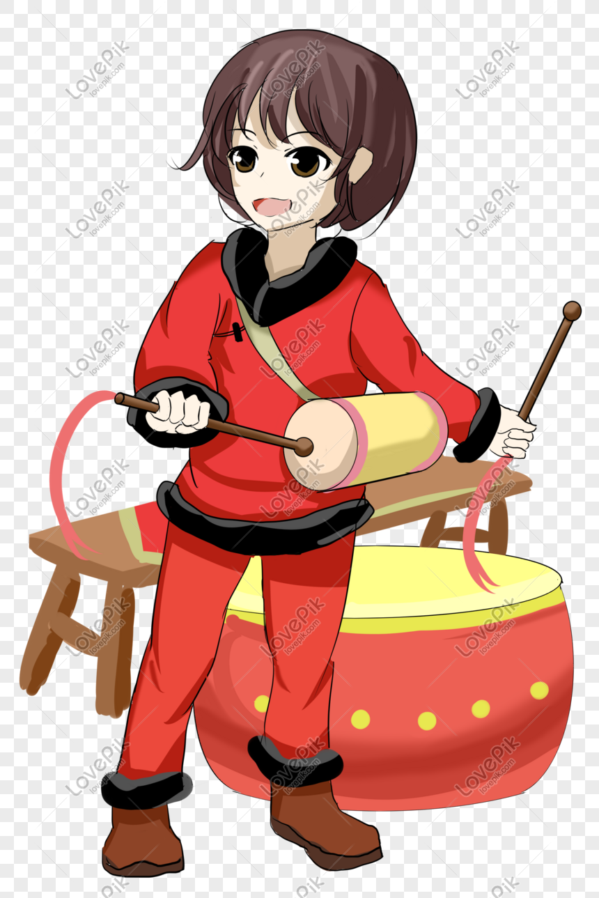 Nino Pequeno Tocando La Bateria En El Dia De Ano Nuevo Imagenes De Graficos Png Gratis Lovepik