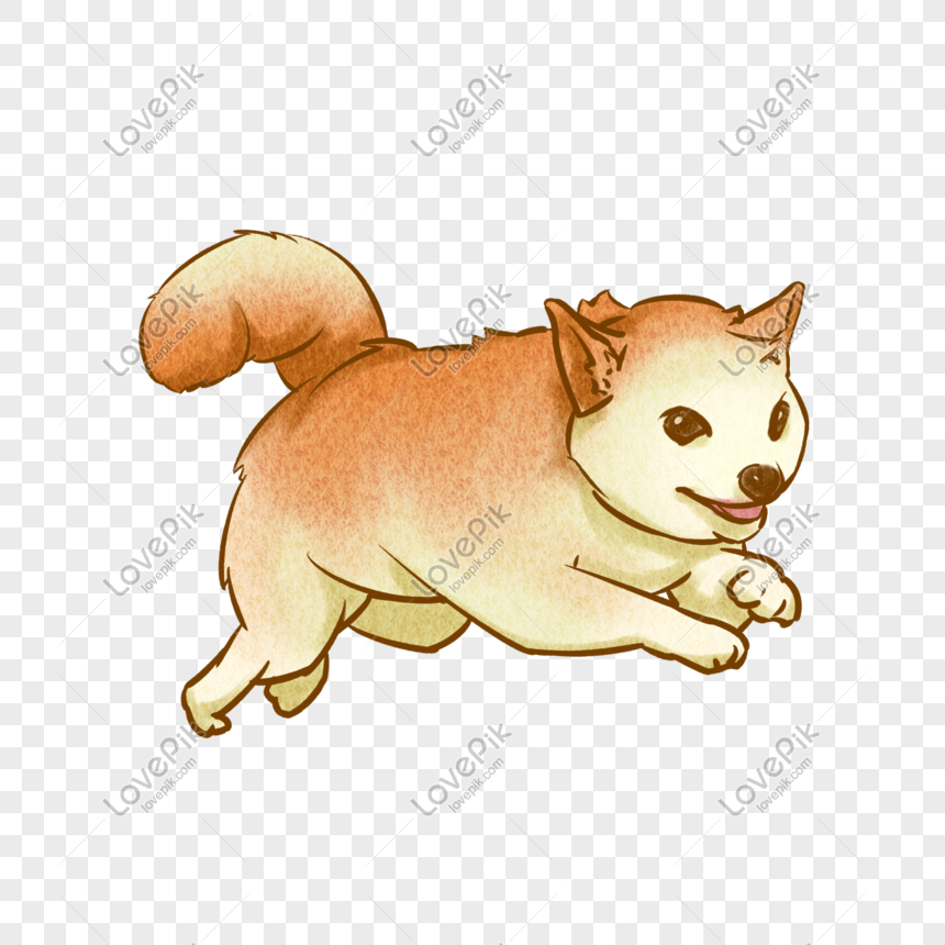 Hand Drawn Cute Pet Puppy Illustration PNG Transparent Image And ...