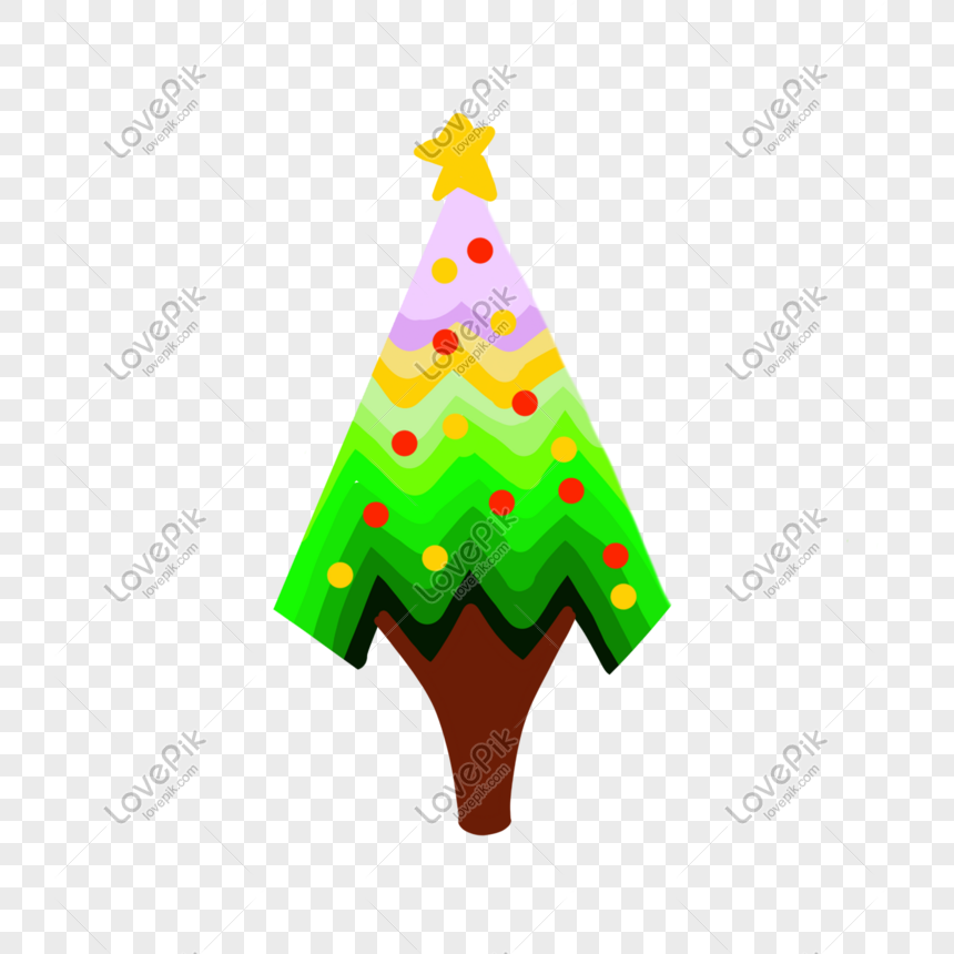Árbol De Navidad Con Estrellas De Colores Nochebuena Png PNG Imágenes  Gratis - Lovepik
