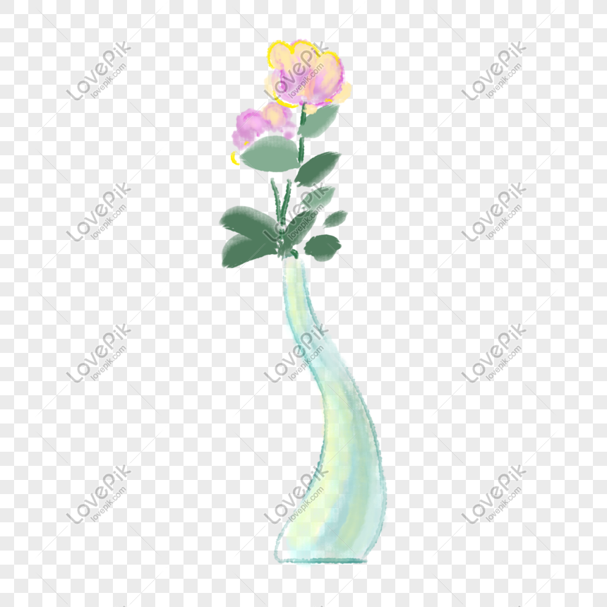 Hand Drawn Cartoon Flower Vase PNG Free Download And Clipart Image For Free  Download - Lovepik | 611575983
