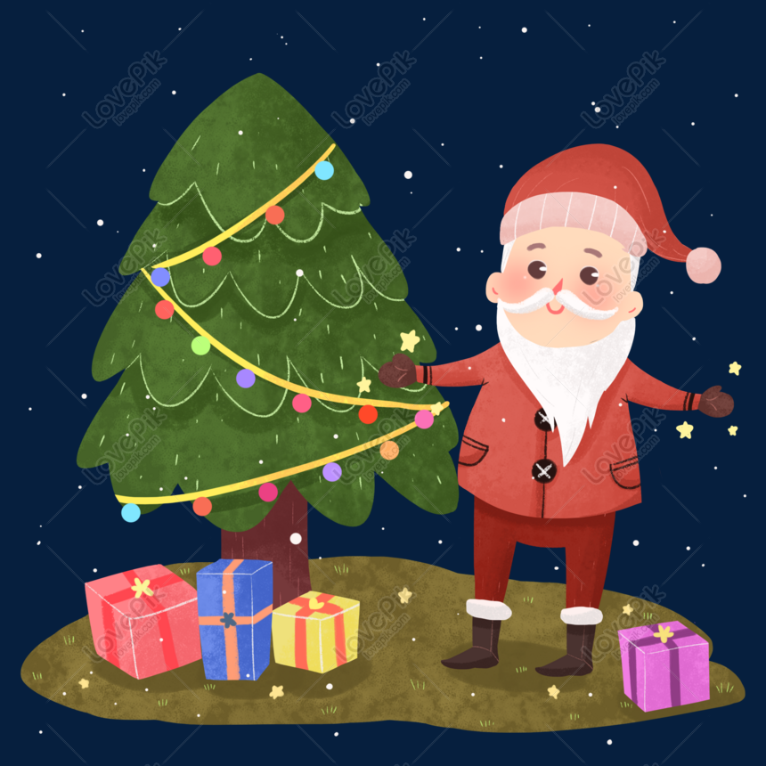 Bức ảnh Santa Claus rất đáng yêu và mang đến không khí Giáng Sinh đầy ấm áp. Thông qua bức ảnh này, bạn sẽ được chiêm ngưỡng hình ảnh ông già Noel truyền thống với bộ trang phục đỏ và râu dài tuyệt đẹp.