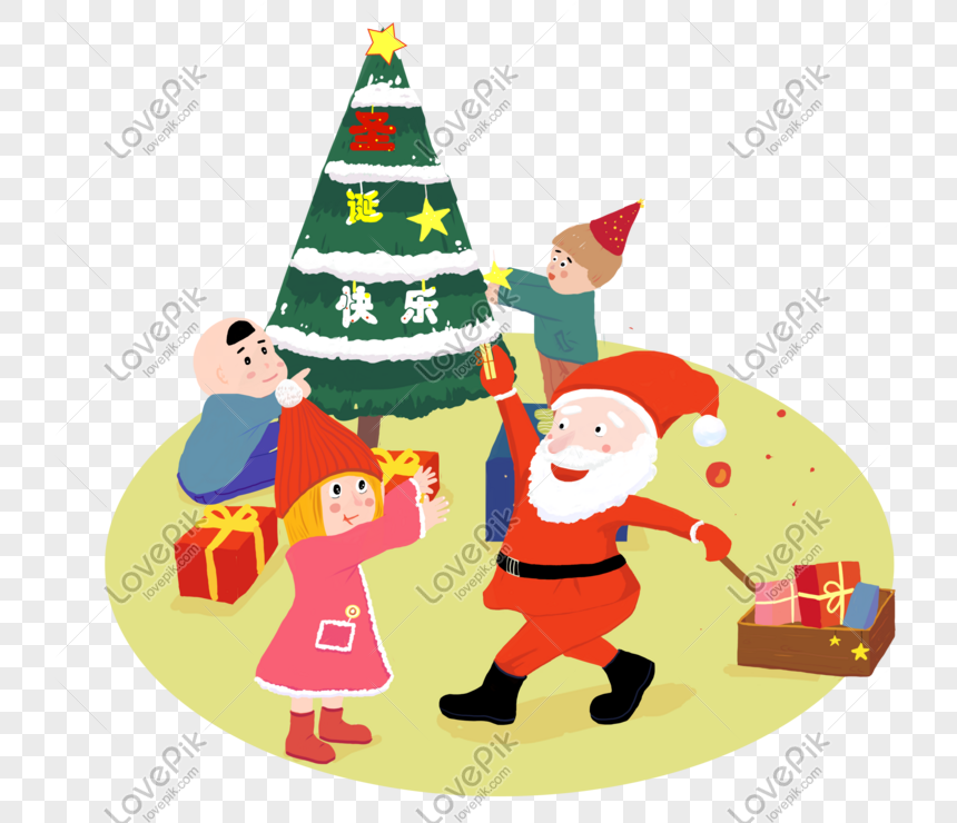 Christmas Santa Claus Giving Gifts Free Buckle Cartoon Hand Draw PNG  Transparent Background And Clipart Image For Free Download - Lovepik |  611613750