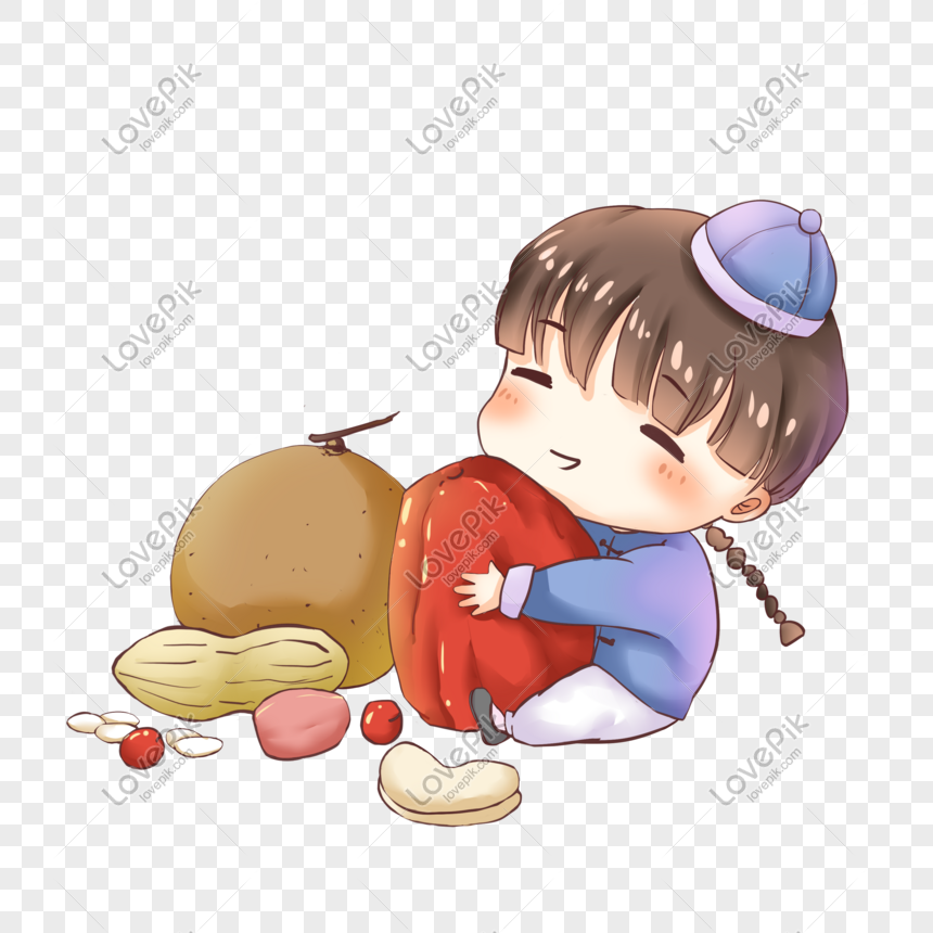 Hand Drawn Ramadan Boy Illustration PNG Image And Clipart Image For ...