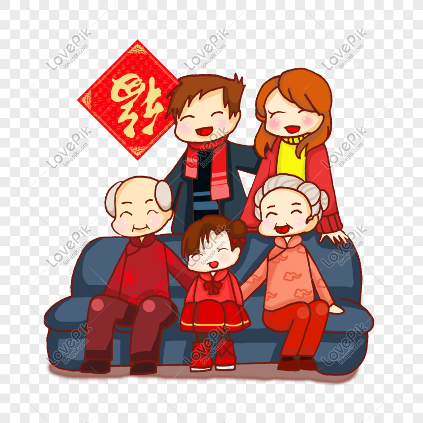 Poster keluarga bahagia