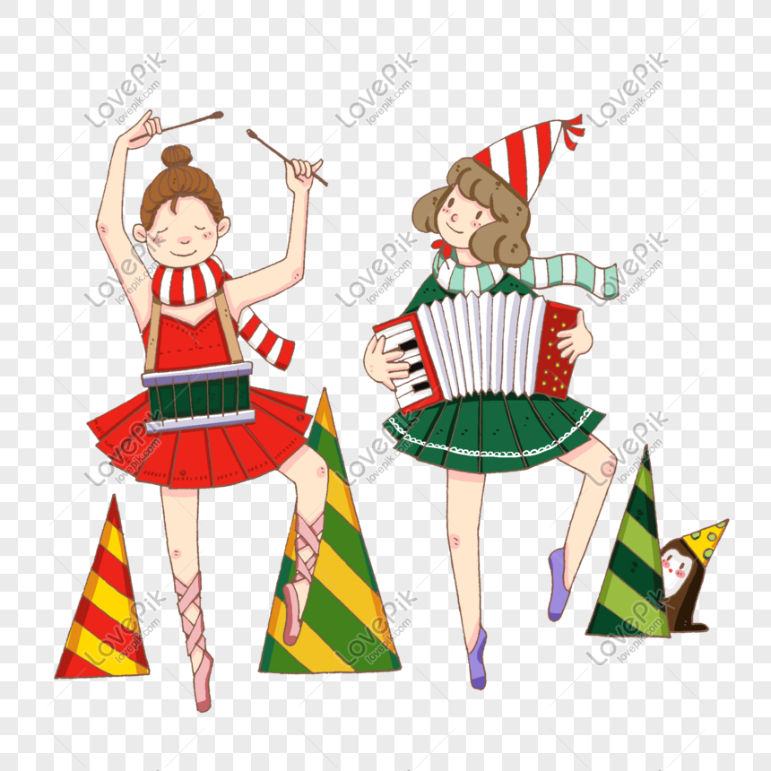 free christmas dance clipart