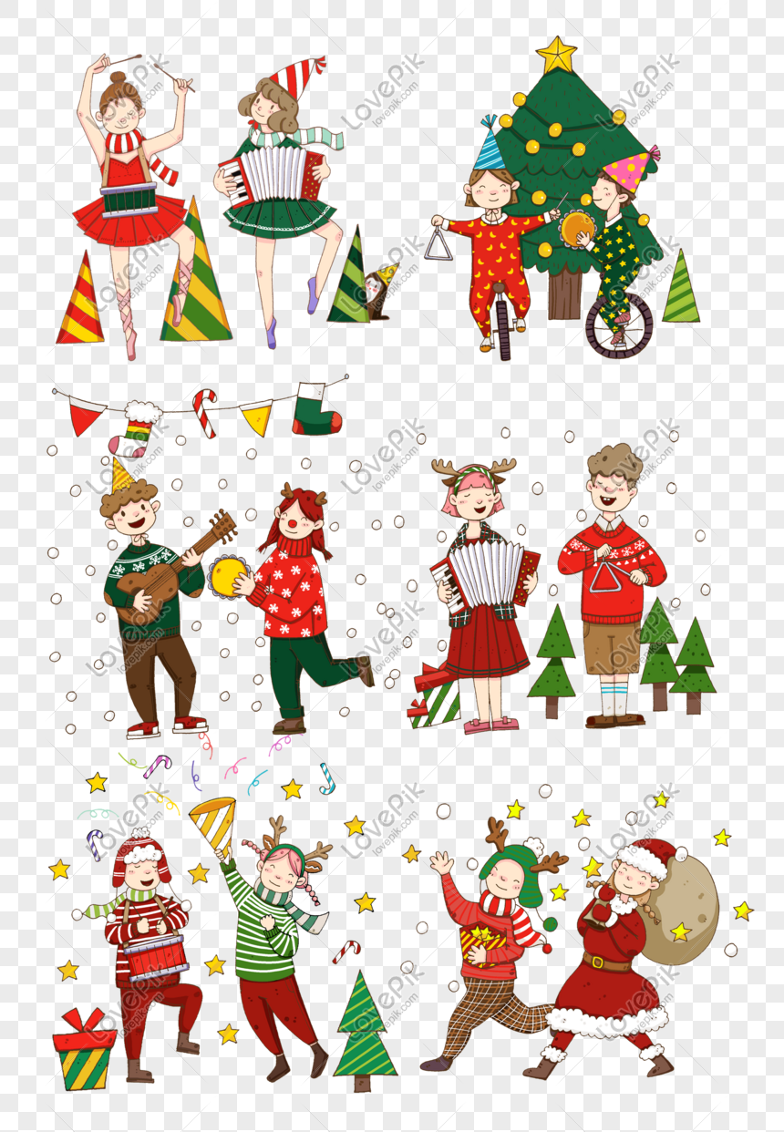 クリスマスキャラクターコレクションイラストイメージ グラフィックス Id 611581475 Prf画像フォーマットpsd Jp Lovepik Com