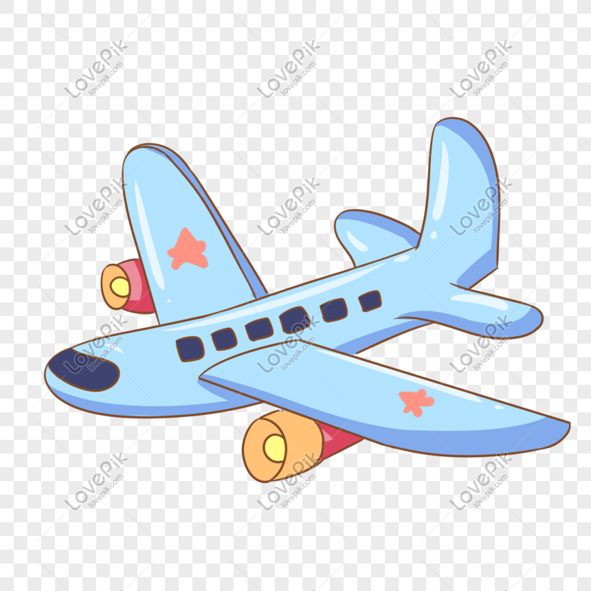 Blue Airplane PNG Images With Transparent Background | Free Download On  Lovepik