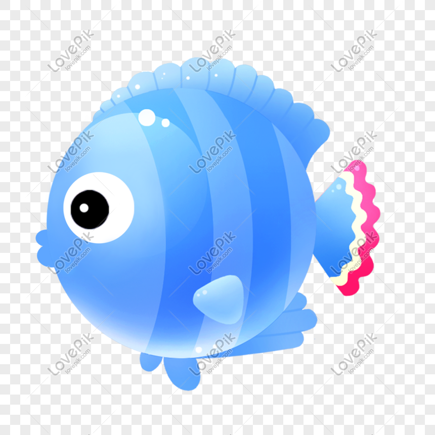 Cartoon Hand Drawn Cute Little Fish PNG Transparent Image And Clipart Image  For Free Download - Lovepik | 611597747