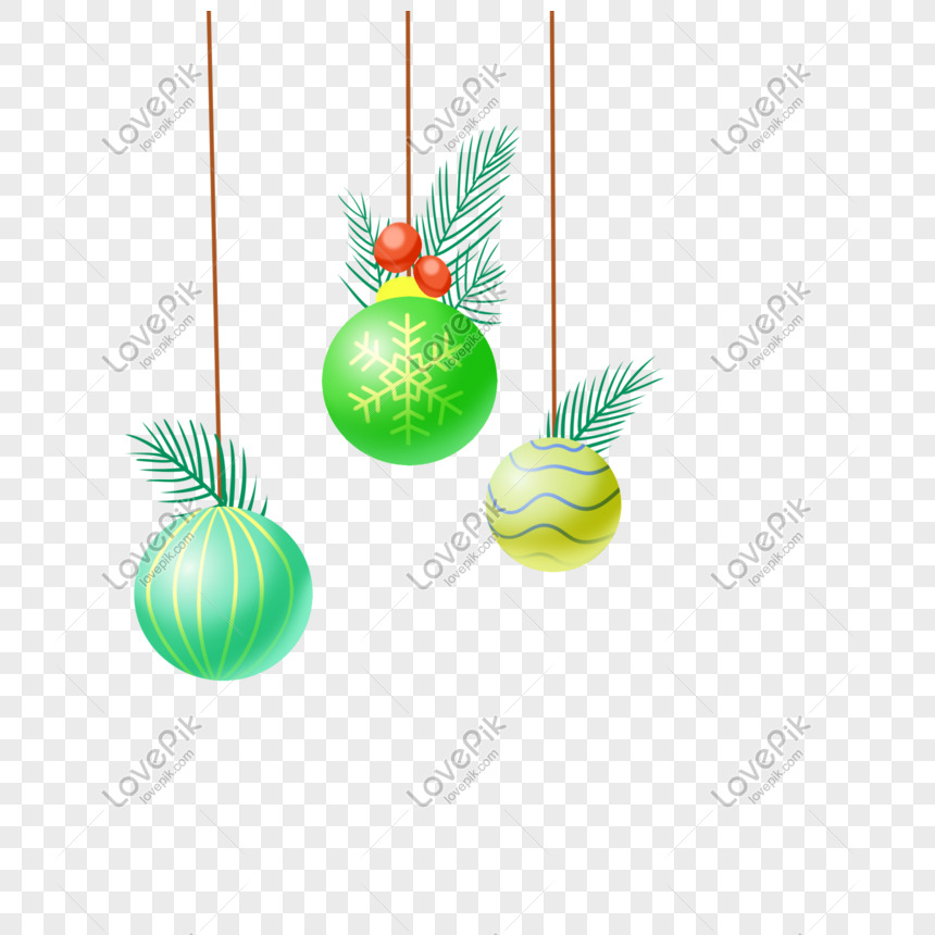 Green Christmas Ball Hand Drawn Illustration, Green Christmas Ball, Red  Christmas Ball, Green Plant PNG Image And Clipart Image For Free Download -  Lovepik