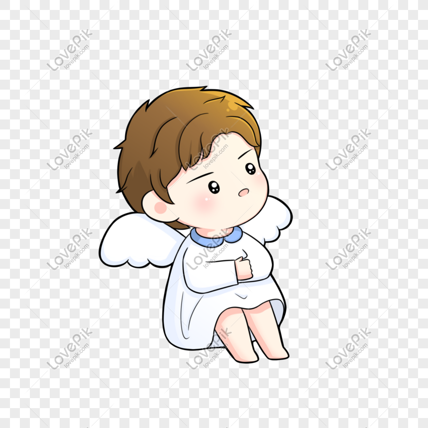 Cartoon Cute Angel Psd Free Material Free PNG And Clipart Image For Free  Download - Lovepik | 611580769