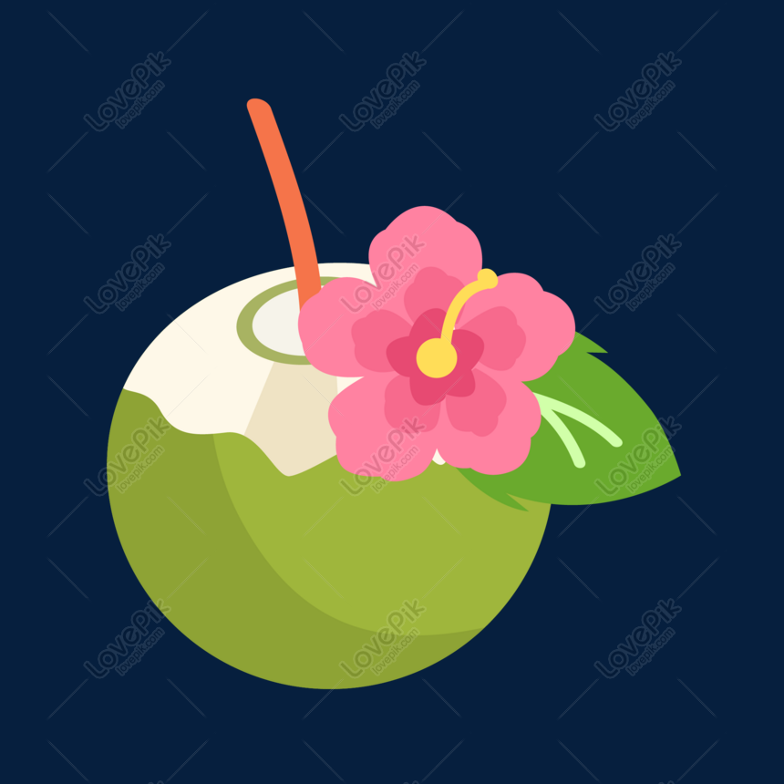 Cartoon Green Coconut Illustration PNG Free Download And Clipart Image For  Free Download - Lovepik | 611607863