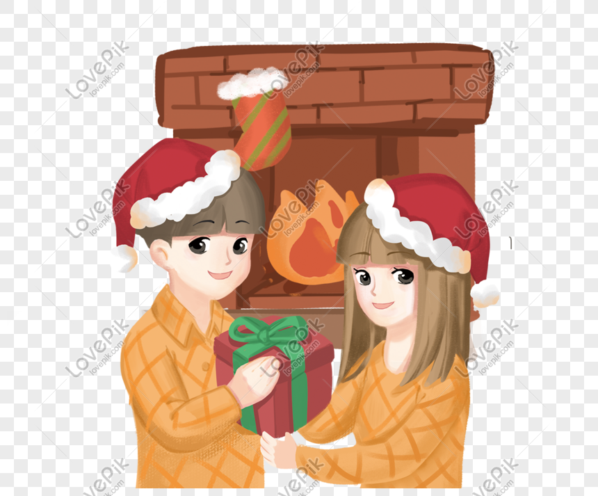 Hình ảnh chúc mừng giáng sinh cặp đôi hoạt hình đáng yêu và hài hước sẽ mang đến cho bạn nụ cười tươi và niềm vui trong mùa Noel sắp tới, hãy thưởng thức và đắm mình trong không khí lễ hội này cùng những người thân yêu của bạn.