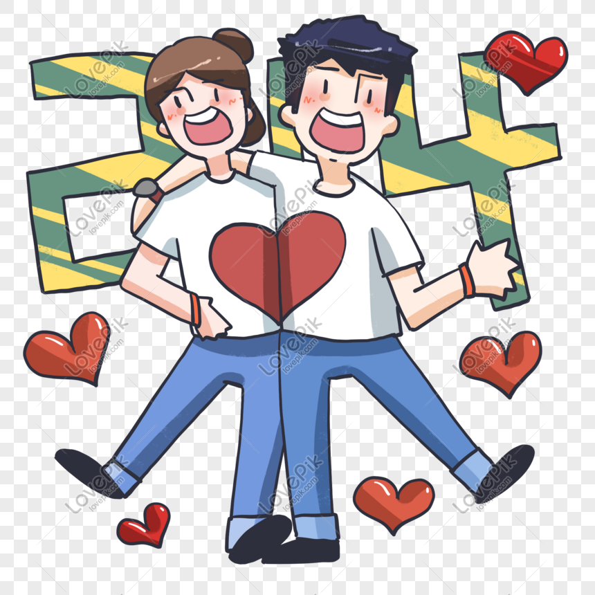San Valentín Personajes Y Enamorados PNG Imágenes Gratis - Lovepik