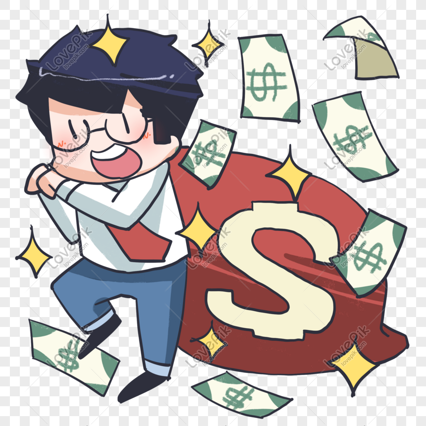 Big Bag Of Money Vector Cartoon PNG Image And Clipart Image For Free  Download - Lovepik | 611609218