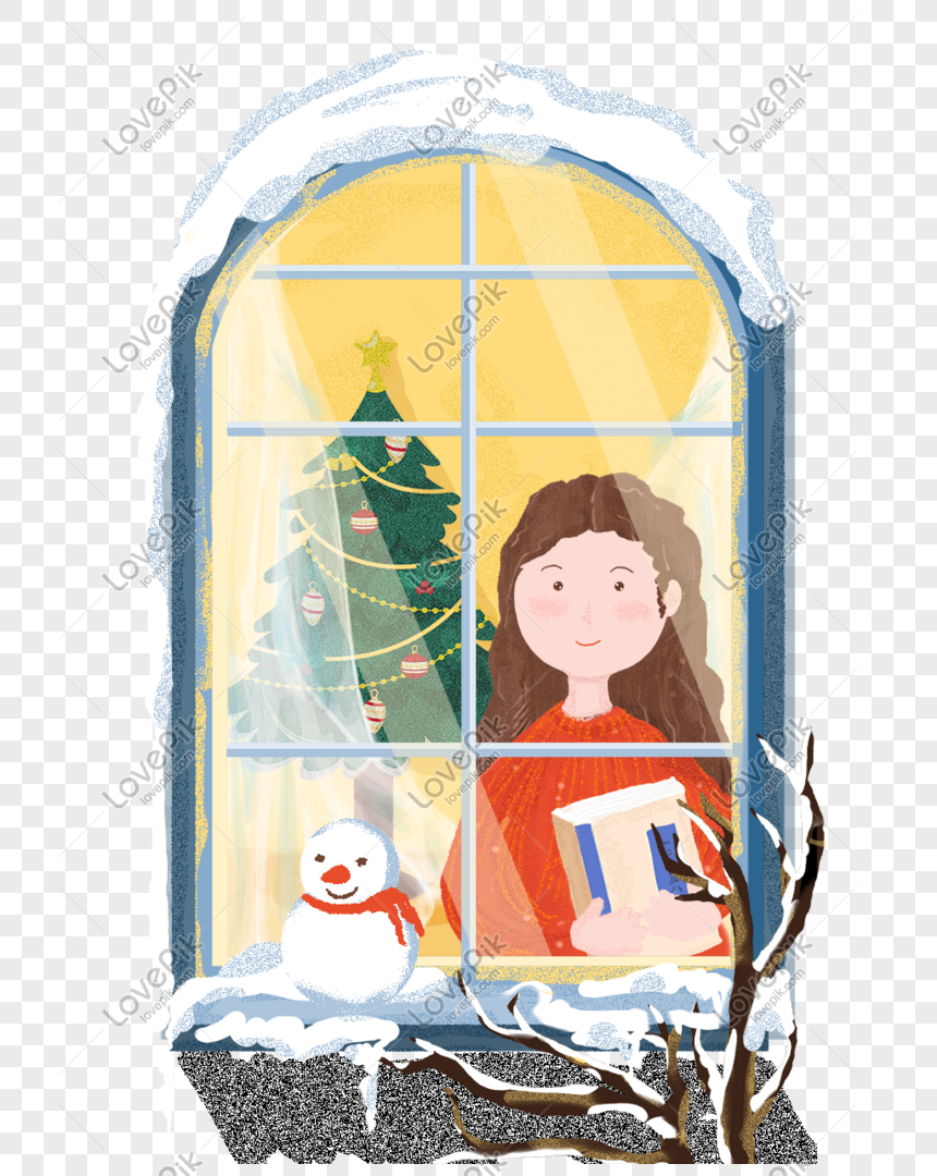 Fantasy Christmas Window Snow Theme Illustration PNG Image Free Download  And Clipart Image For Free Download - Lovepik | 611591501