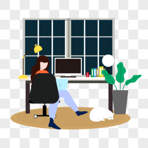 Cartoon Office PNG Images With Transparent Background | Free Download On  Lovepik