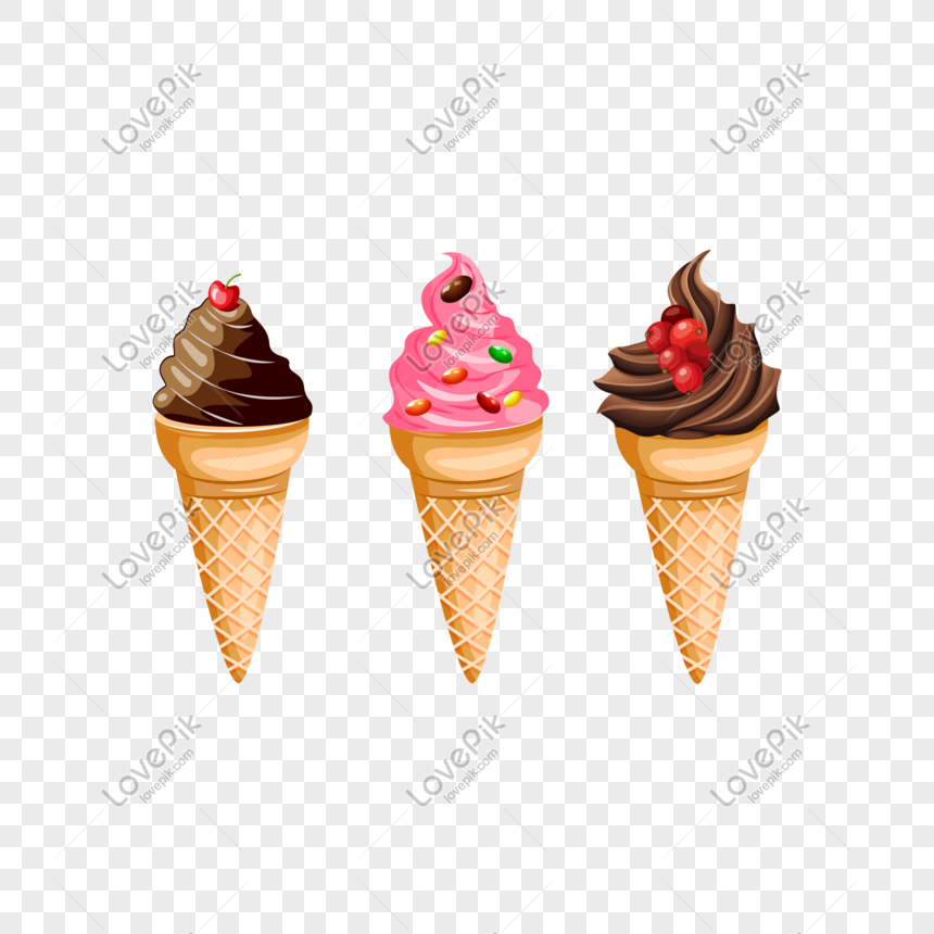 Ice Cream Round Cartoon PNG Images & PSDs for Download