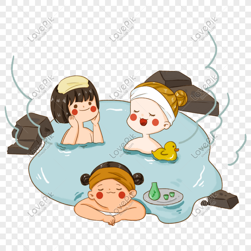 hot spring clipart no background