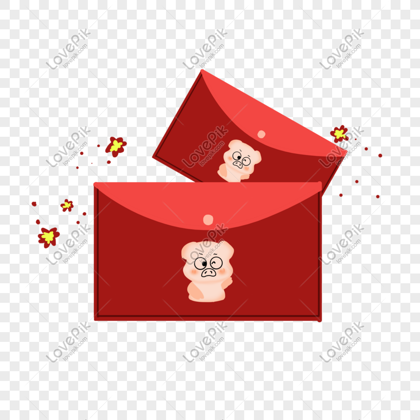 New year big red envelope stock vector. Illustration of treasure - 163018424