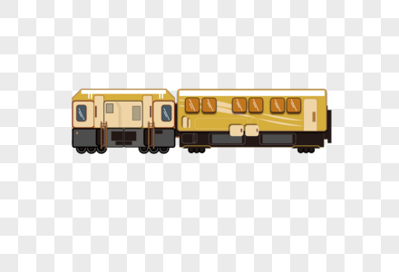 Hand Drawn Cartoon Train PNG Images With Transparent Background | Free ...