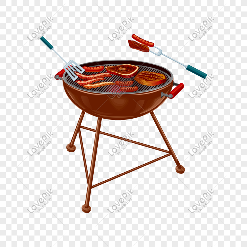 Vector Hand Drawn Cartoon Barbecue PNG Free Download And Clipart Image For  Free Download - Lovepik | 611615353