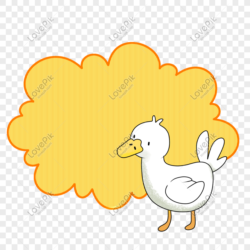 Yellow Duck Border Illustration PNG Image Free Download And Clipart ...