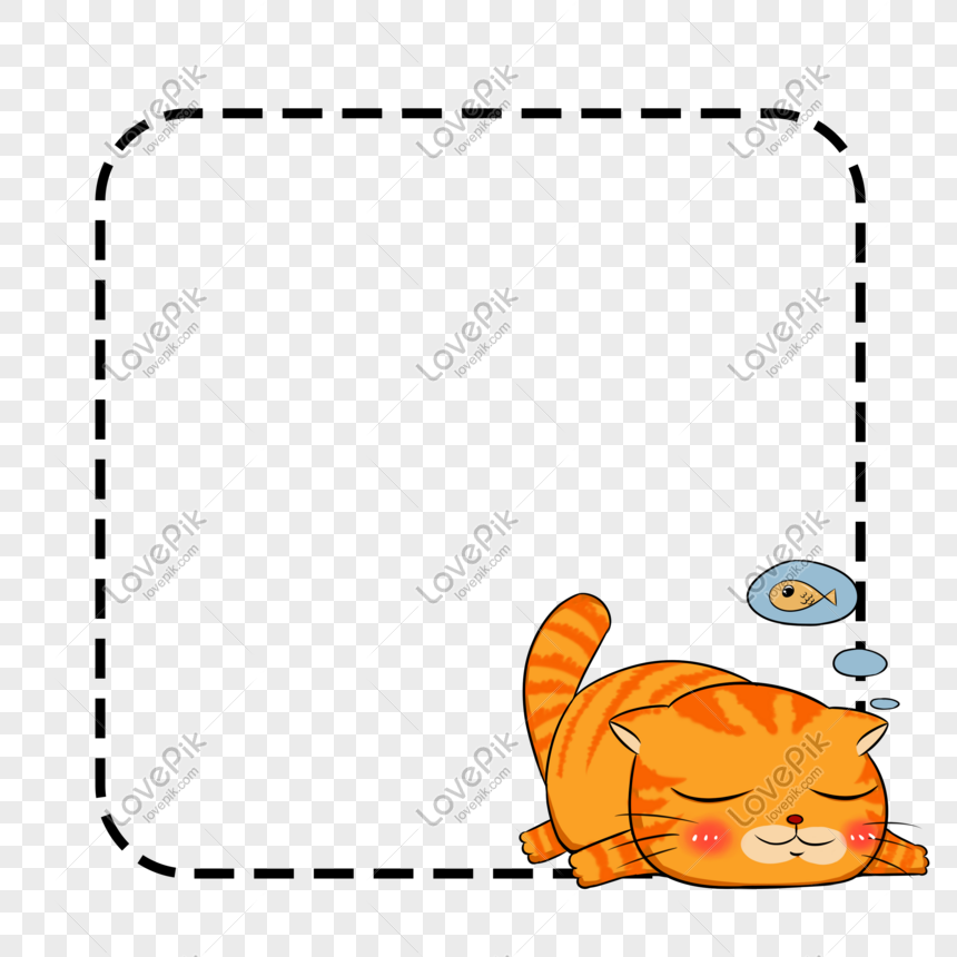 Hình ảnh Tranh Vẽ Tay Màu Cam Dễ Thương Cho Mèo PNG Miễn Phí Tải Về -  Lovepik