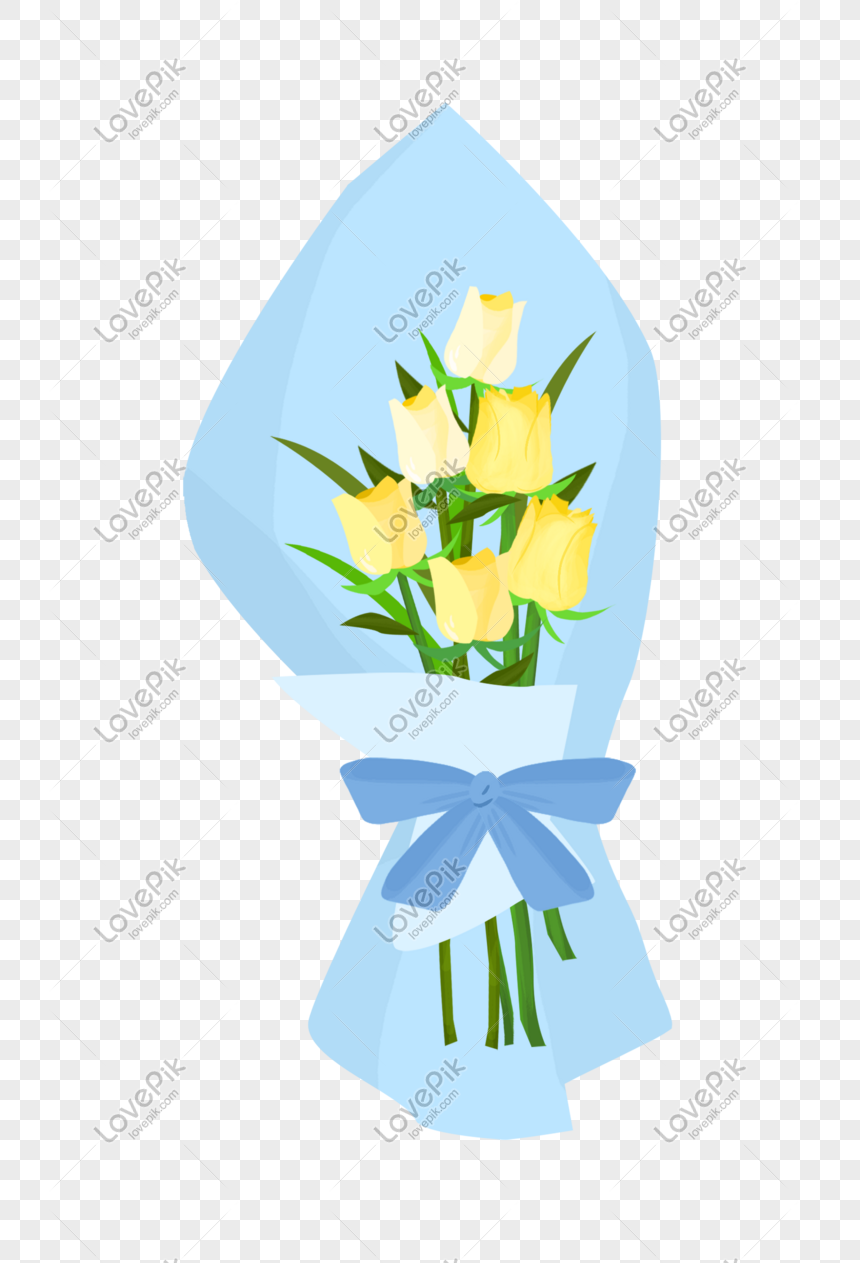 Download Yellow Rose Flower Bouquet Illustration Png Image Picture Free Download 611624069 Lovepik Com PSD Mockup Templates
