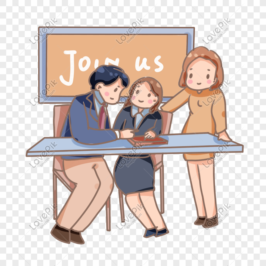 Hand Painted Cartoon Recruitment Season Recruiting People PNG Picture And  Clipart Image For Free Download - Lovepik | 611632075