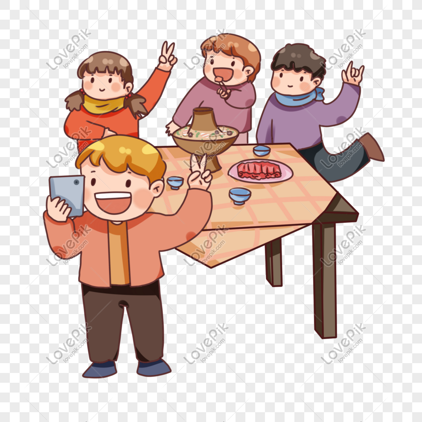 Hand Drawn Cartoon 2019 Colleagues Dinner PNG Picture And Clipart Image For  Free Download - Lovepik | 611632105