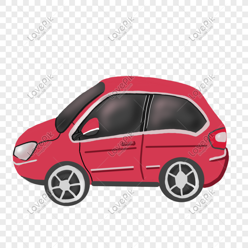 Travel red car illustration, Travel car, red car, beautiful car png transparent background