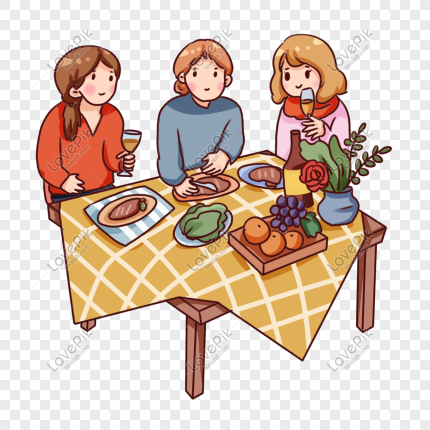 Hand Drawn Cartoon 2019 Colleagues Dinner PNG Picture And Clipart Image For  Free Download - Lovepik | 611632085