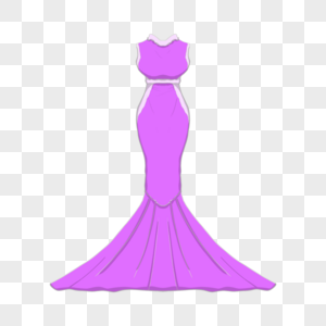 Purple Maxi Dress PNG Images With Transparent Background | Free ...