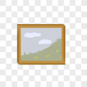 Material de paisagem simples dos desenhos animados png