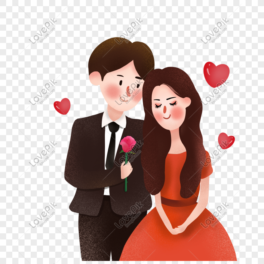 Hand Painted Cartoon Valentine Sweet Couple Png Free Illustratio PNG  Transparent Image And Clipart Image For Free Download - Lovepik | 611630407