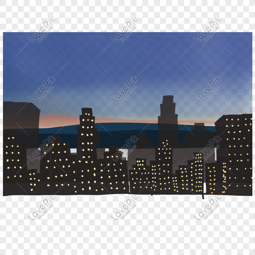 都市生活の夜景イラストイメージ グラフィックス Id Prf画像フォーマットpsd Jp Lovepik Com