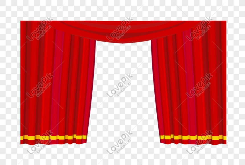 Slowly Opening Curtain Illustration PNG Picture And Clipart Image For ...