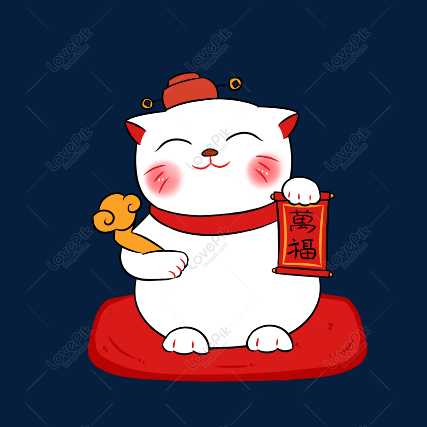 Mẫu Poster Mẫu Quý Mão 2023 Hình Mèo May Mắn Có Câu đối Tài Lộc | PSD Tải  xuống miễn phí - Pikbest