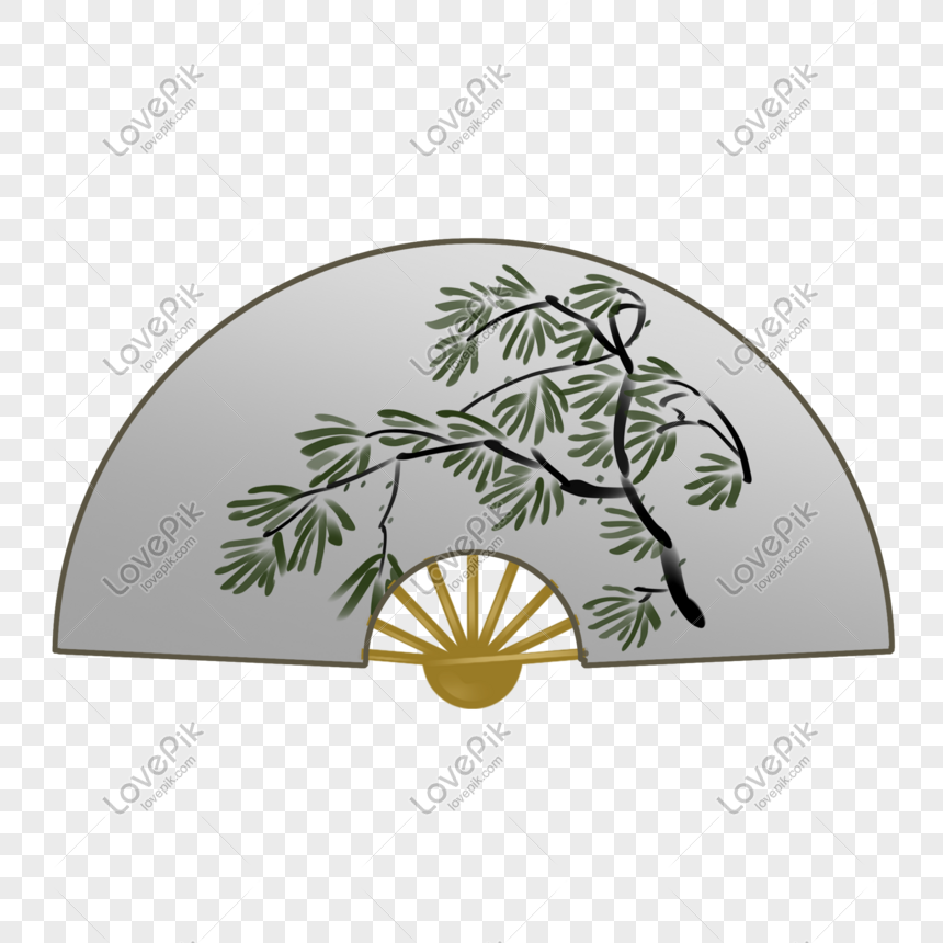 Grey Plant Fan Illustration PNG Transparent And Clipart Image For Free ...