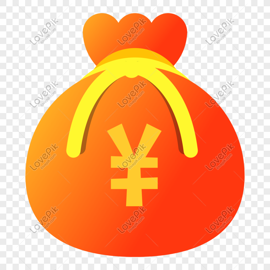 Chinese New Year Money Pocket Vector. Chinese Money Bag Vector