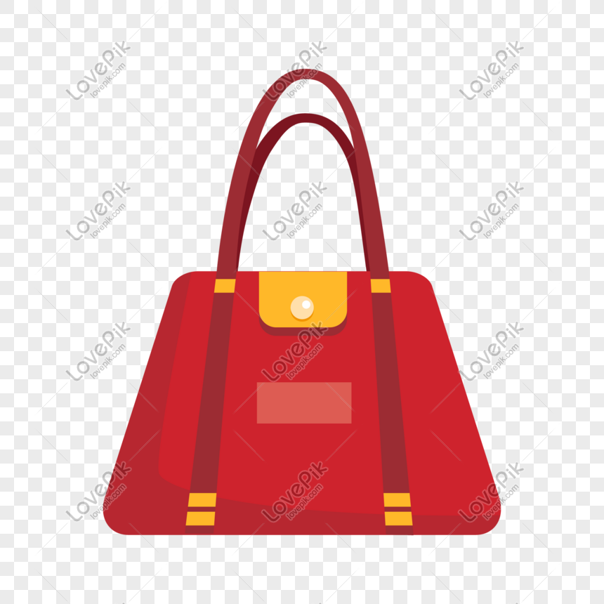 Cartoon Red Handbag Illustration PNG Picture And Clipart Image For Free ...