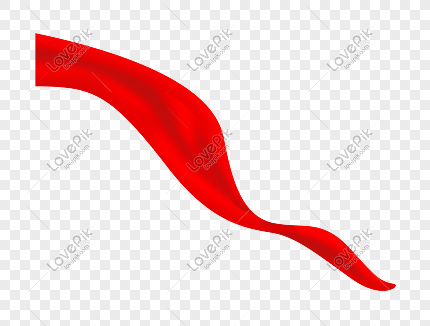Red Belt Clipart Transparent Background, Red Cloth Belt, National Day,  Ribbon PNG Image For Free Download