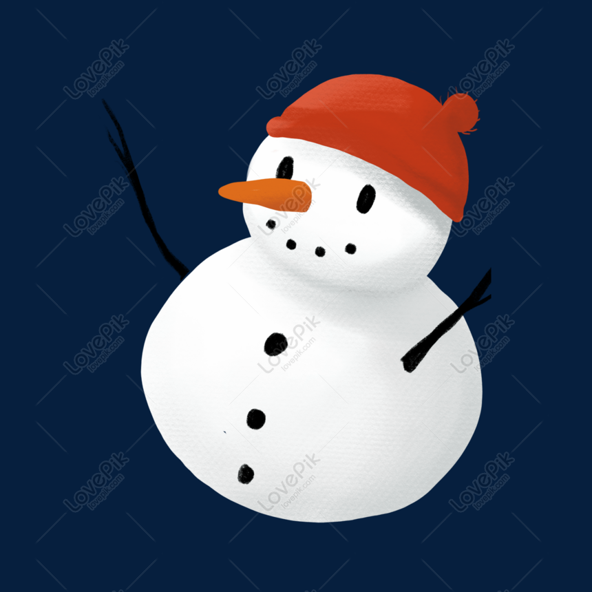 A Cute Snowman Free Clipart Png Image Picture Free Download Lovepik Com