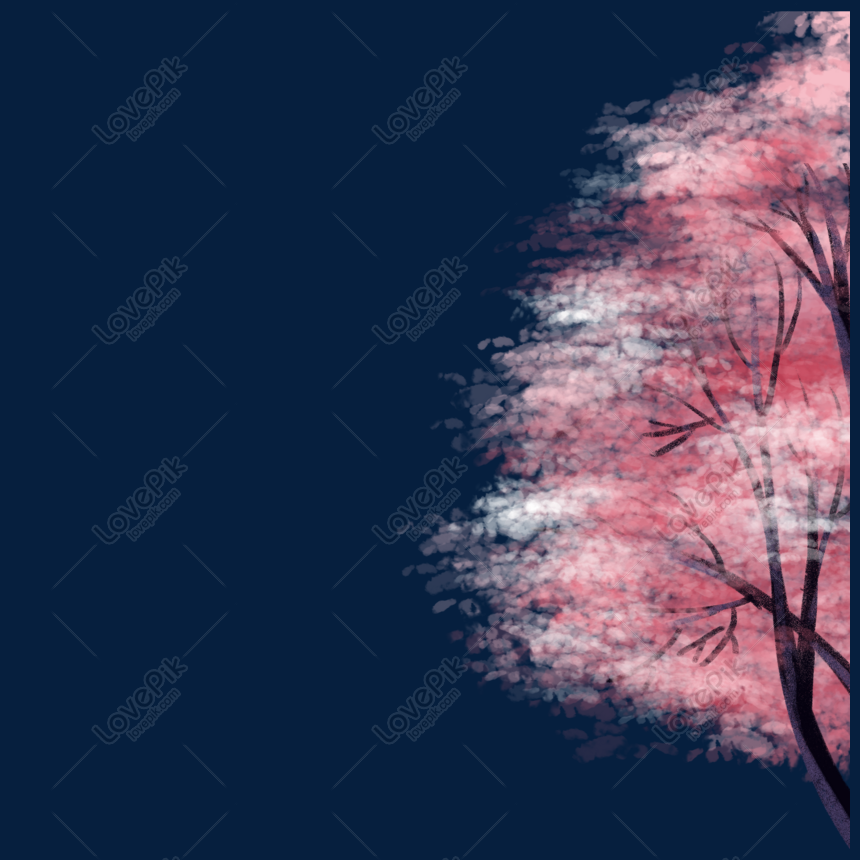 Un árbol Rosa De Dibujos Animados Gratis PNG Imágenes Gratis - Lovepik