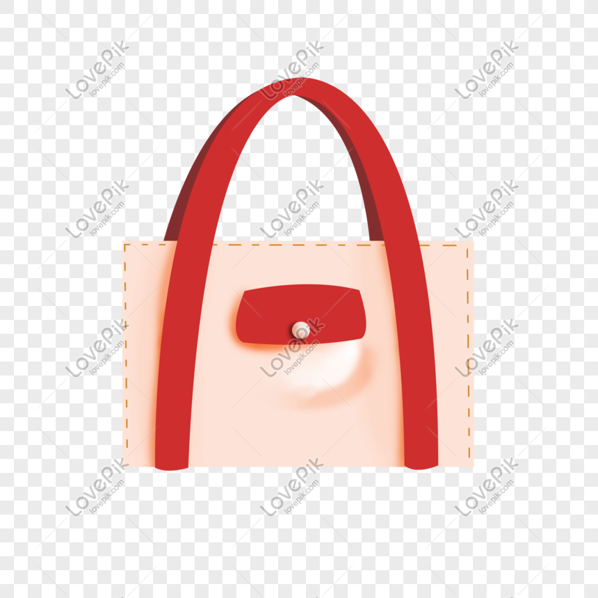 Rice Pink Lady Bag Illustration PNG Free Download And Clipart Image For ...