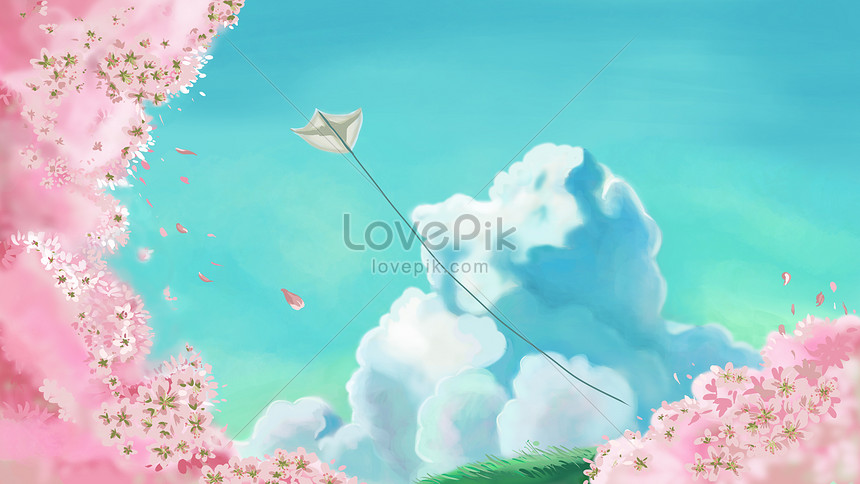 Cielo Albaricoque Flor Nube Cometa | PSD ilustraciones imagenes descarga  gratis - Lovepik