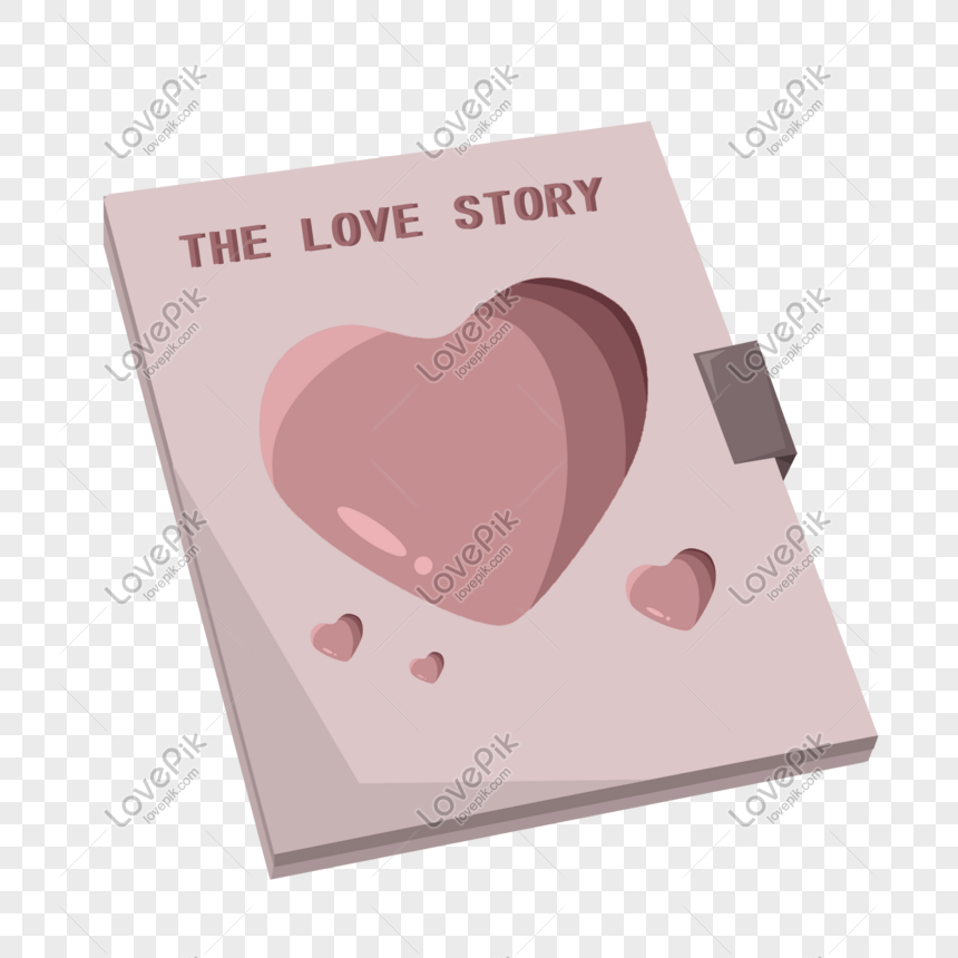 Ilustrasi Buku Cerita Cinta Hari Valentine Gambar Unduh